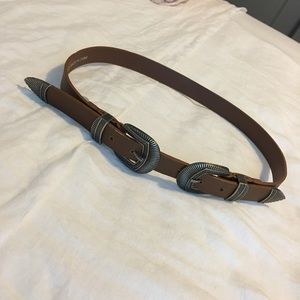 Lulus double buckle belt